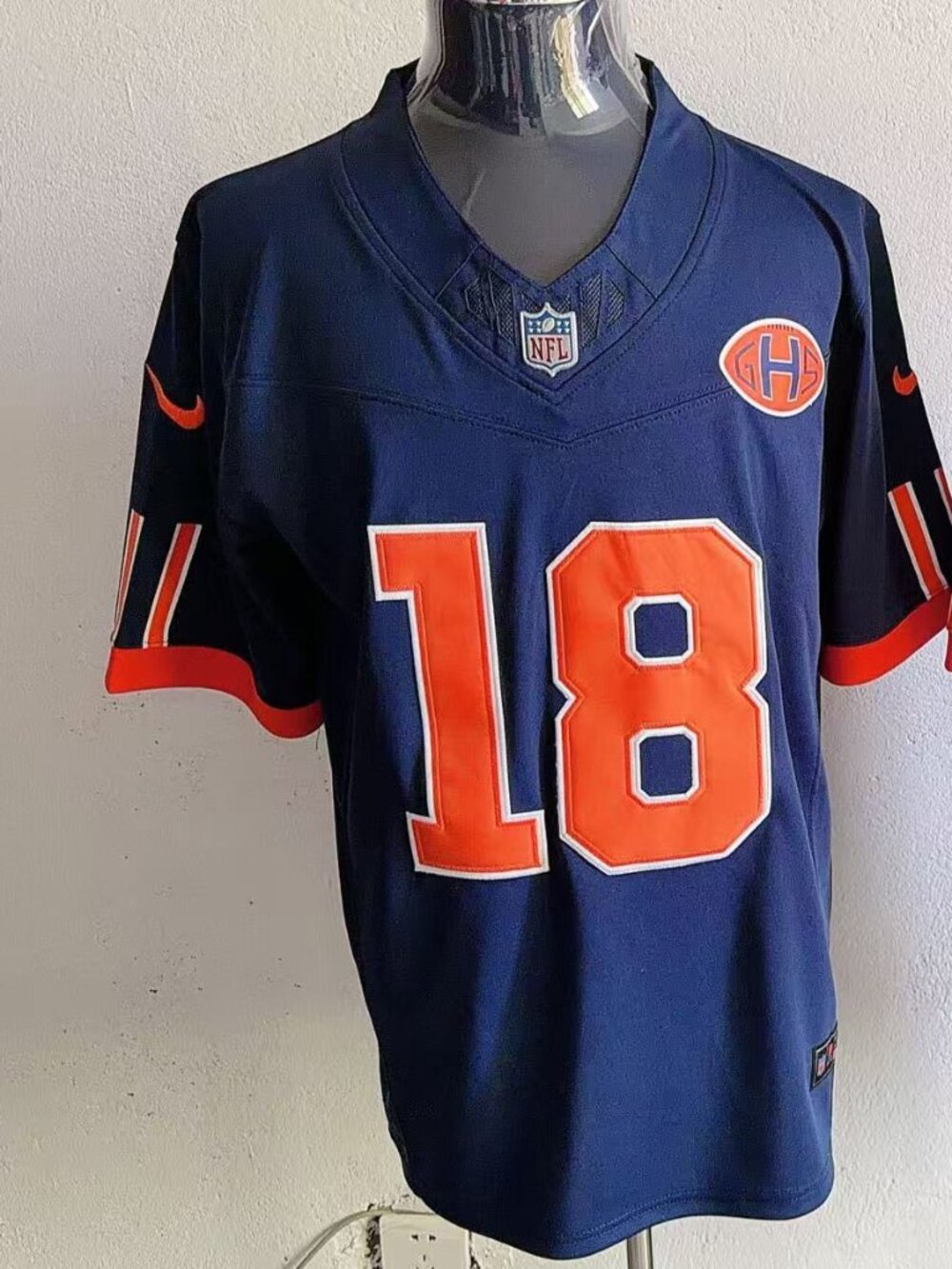 Caleb Williams Navy Jersey Vapor Stitched